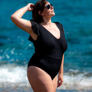 Celé plavky Karibik GLOW - černé